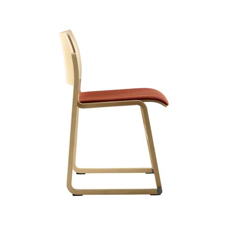 Howe 40/4 Upholstered Wood Stacking Chair