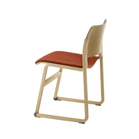 Howe 40/4 Upholstered Wood Stacking Chair