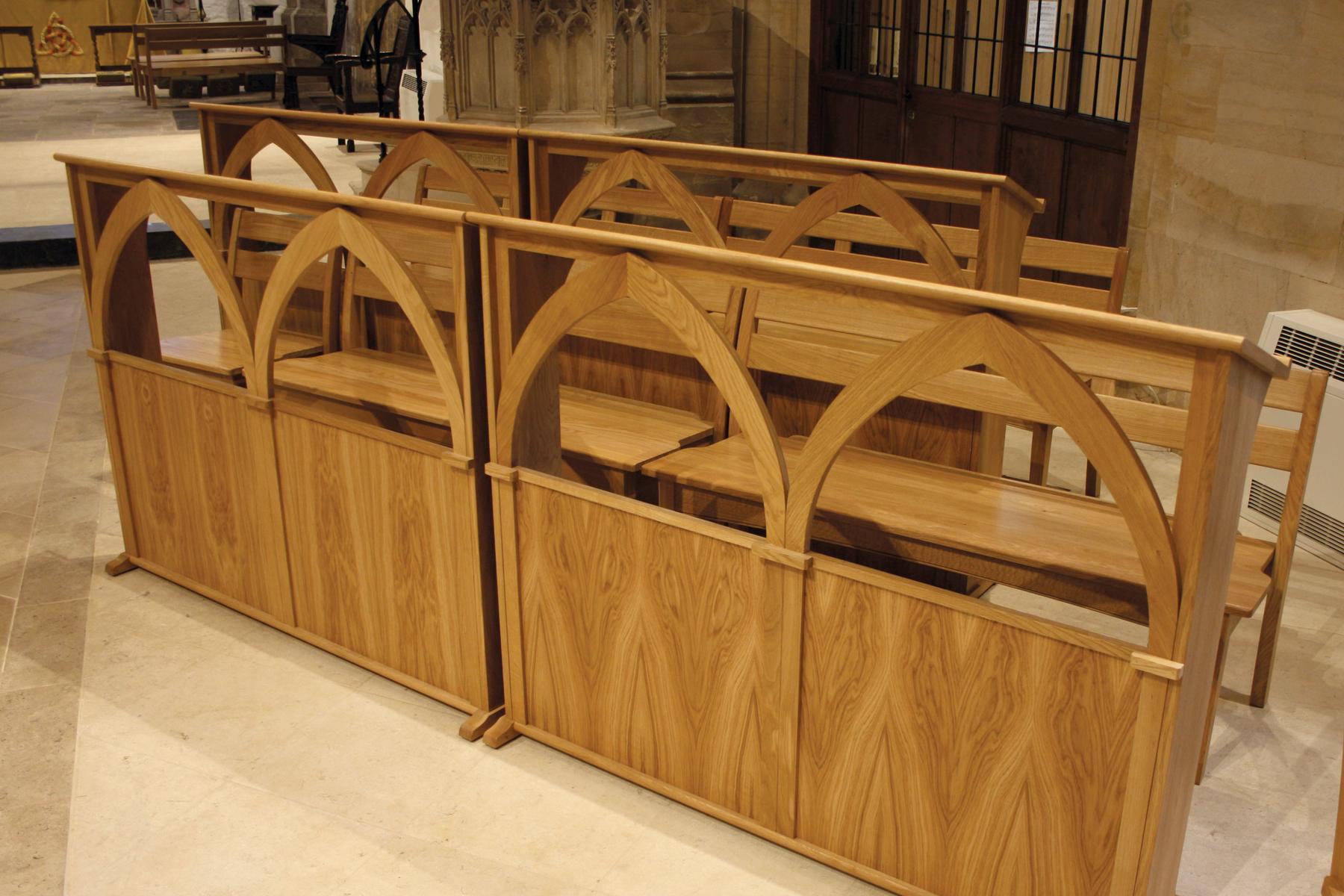 Choir stalls Holy Trinity, Bradford on Avon