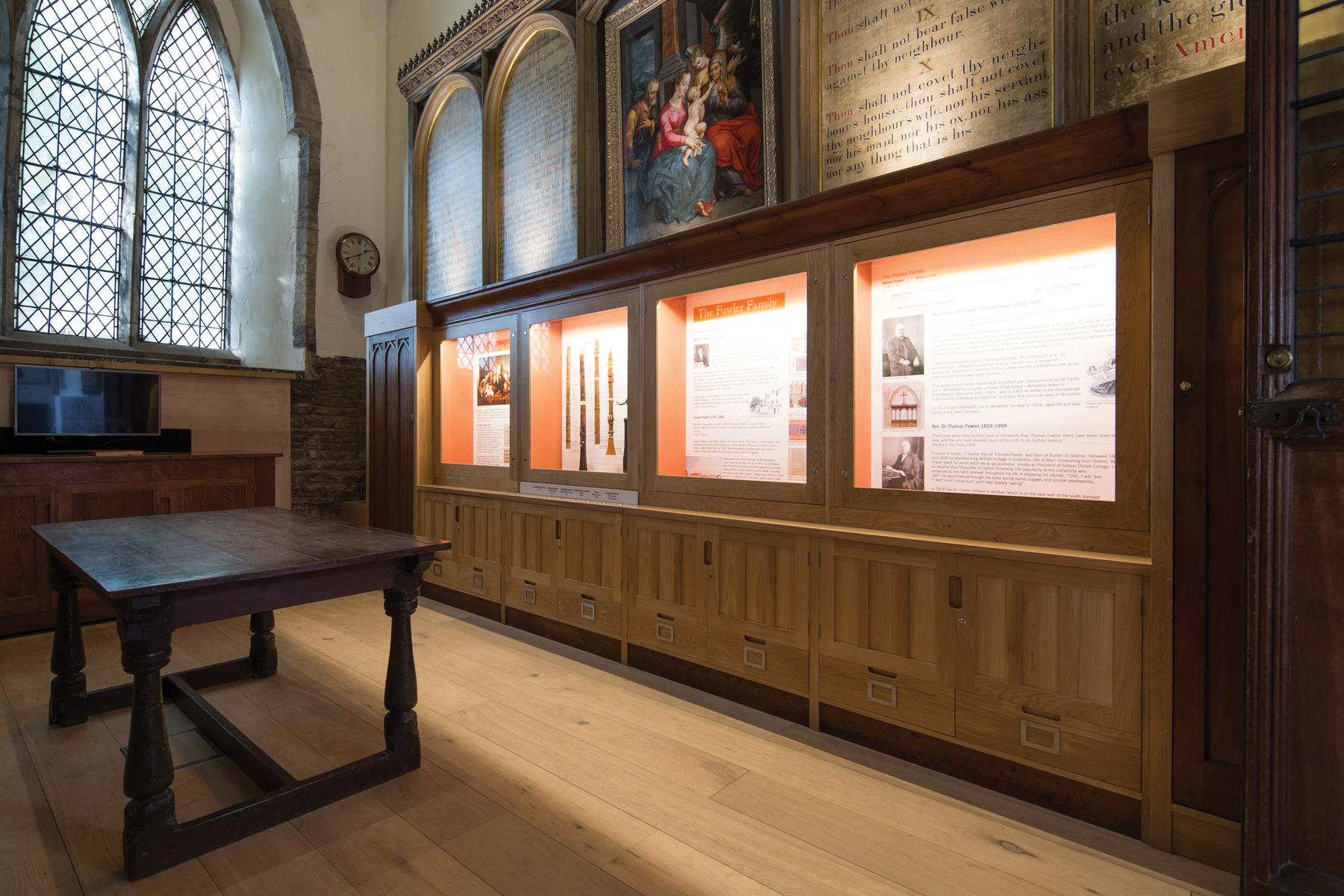 Display cases and storage All Saints, Winterton