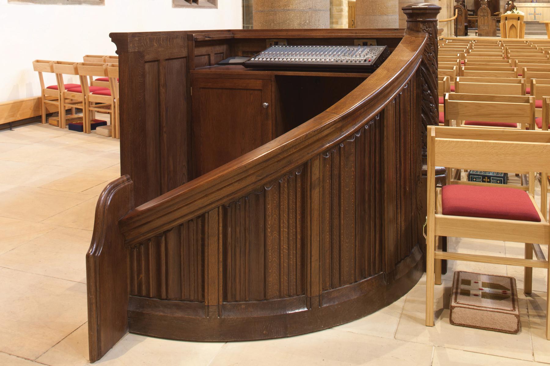 St Chad's Headingley, converted pulpit