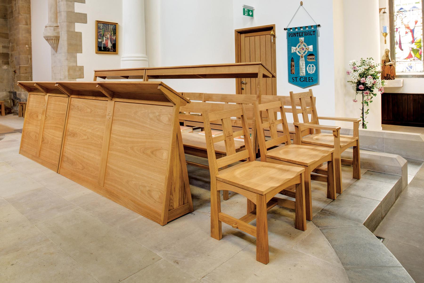 St Giles, Pontefract choir stalls