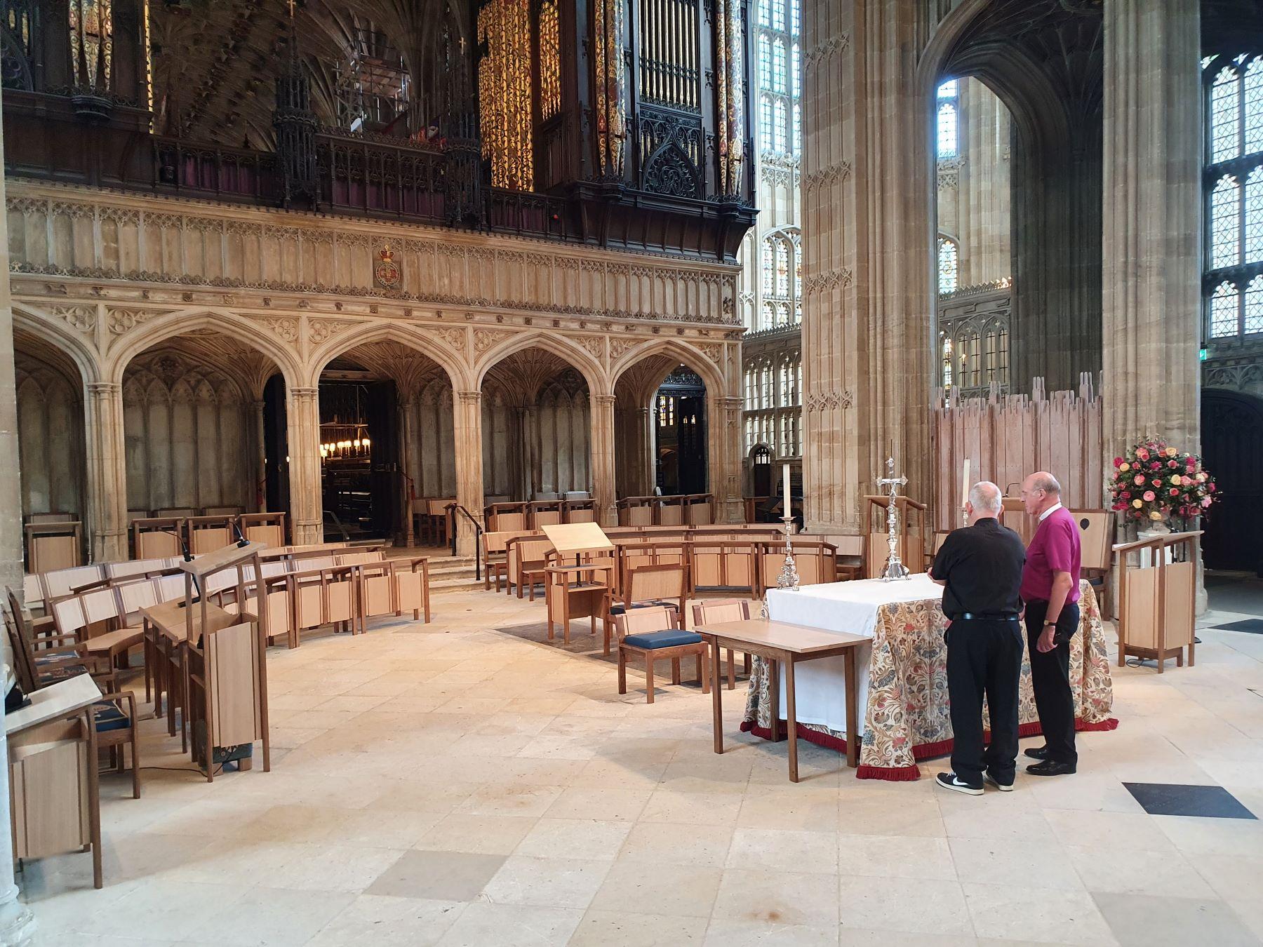 St Georges Chapel, Windsor Castle new nave furniture