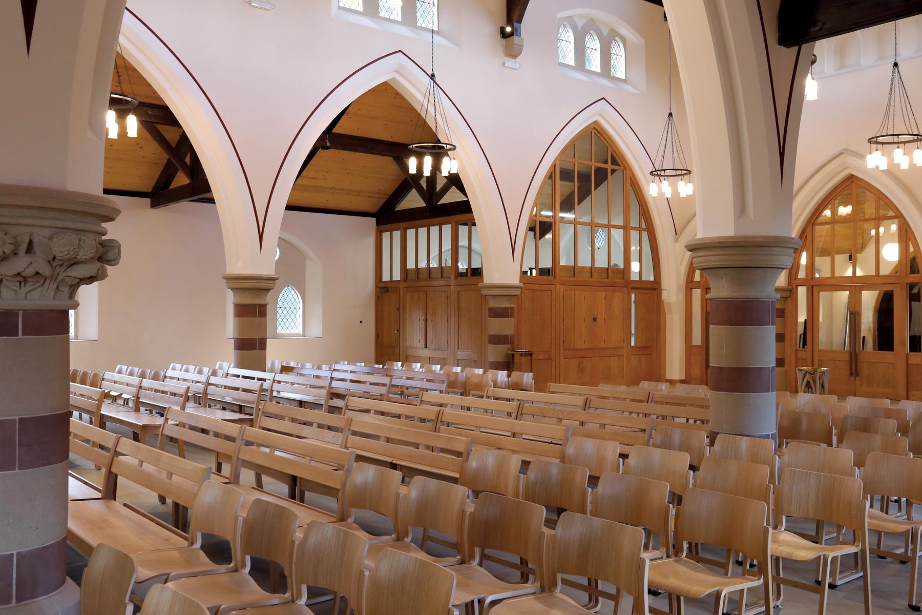 Church of the Ascension nave seating