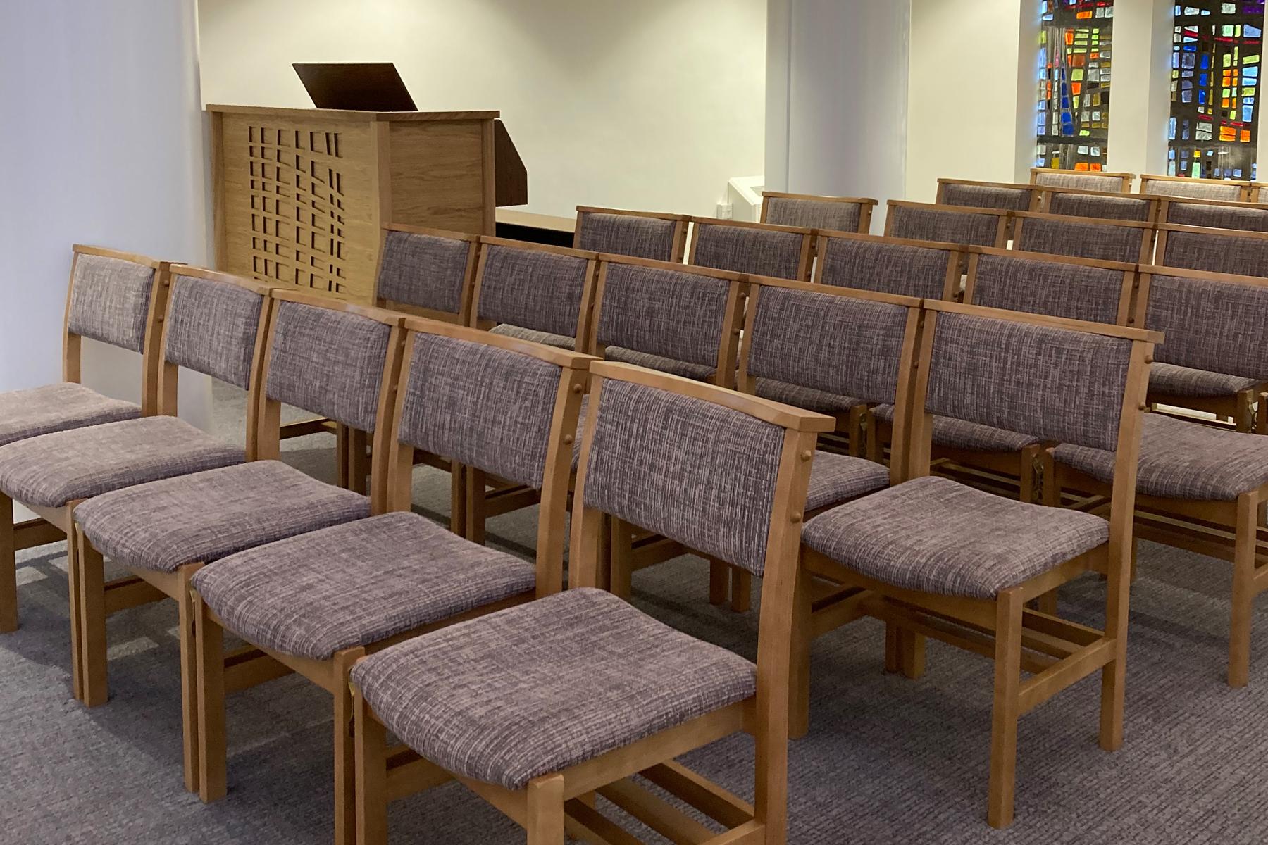 St Helens Crematorium seating