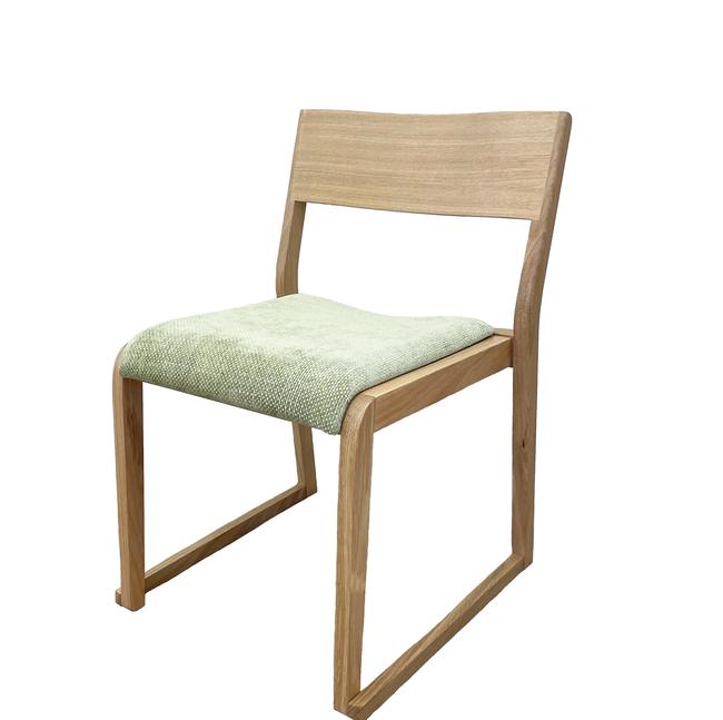 Nova Oak Stacking Chair - Upholstered